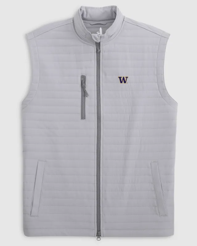 Washington Crosswind Quilted Performance Vest sold by Johnnie-O