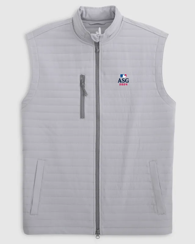 MLB All Star Game 2024 Crosswind Quilted Performance Vest sold by Johnnie-O