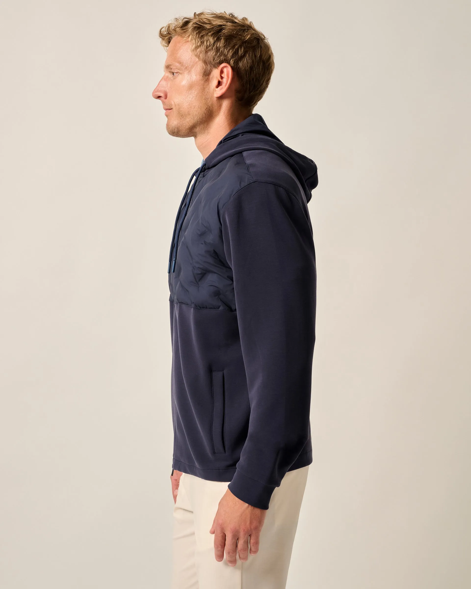 Zuker Hooded Mixed Media Jacket sold by Johnnie-O product image thumbnail 5