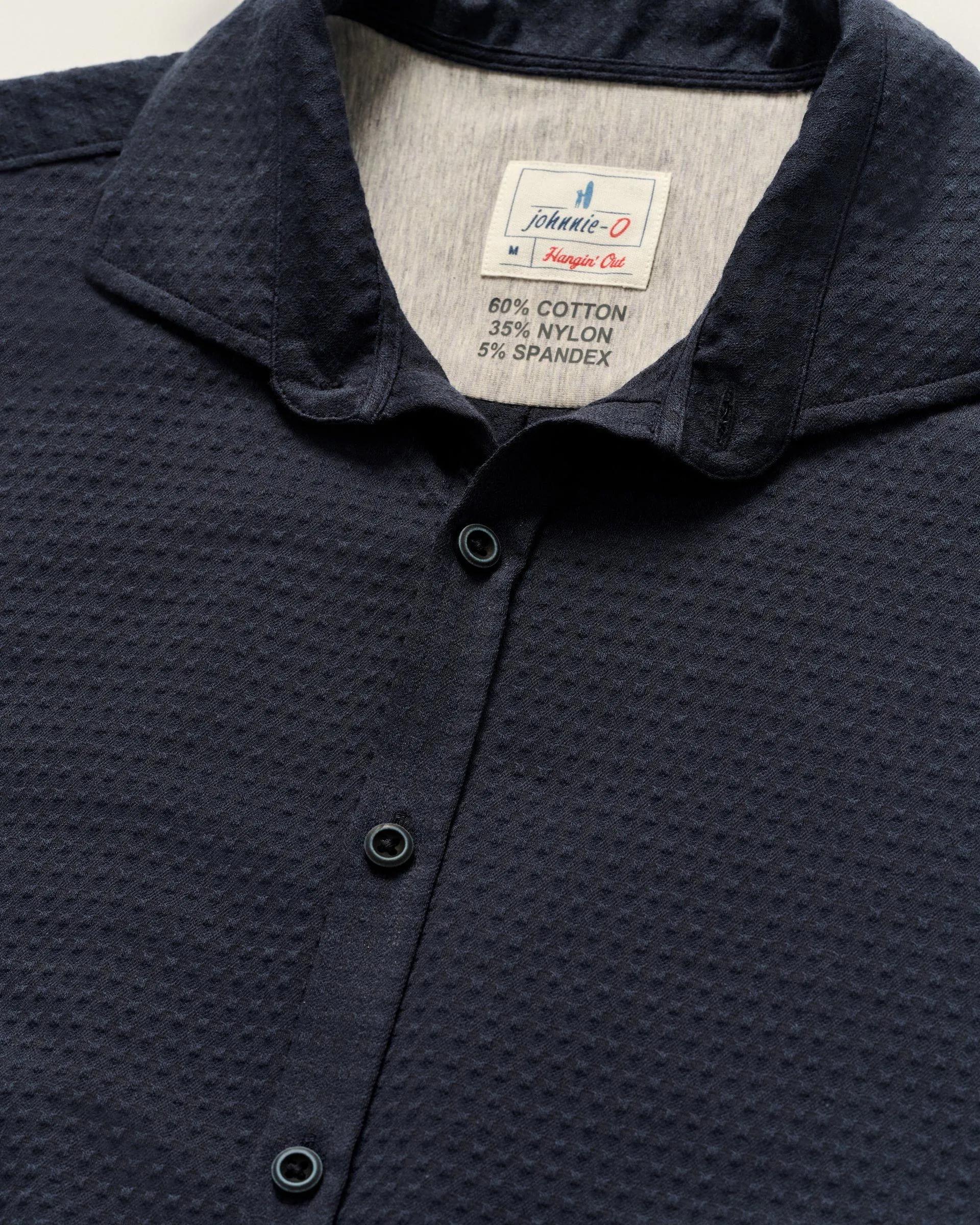 Short Sleeve Hangin' Out Knit Button Down Shirt - Surfsucker sold by Johnnie-O product image thumbnail 2