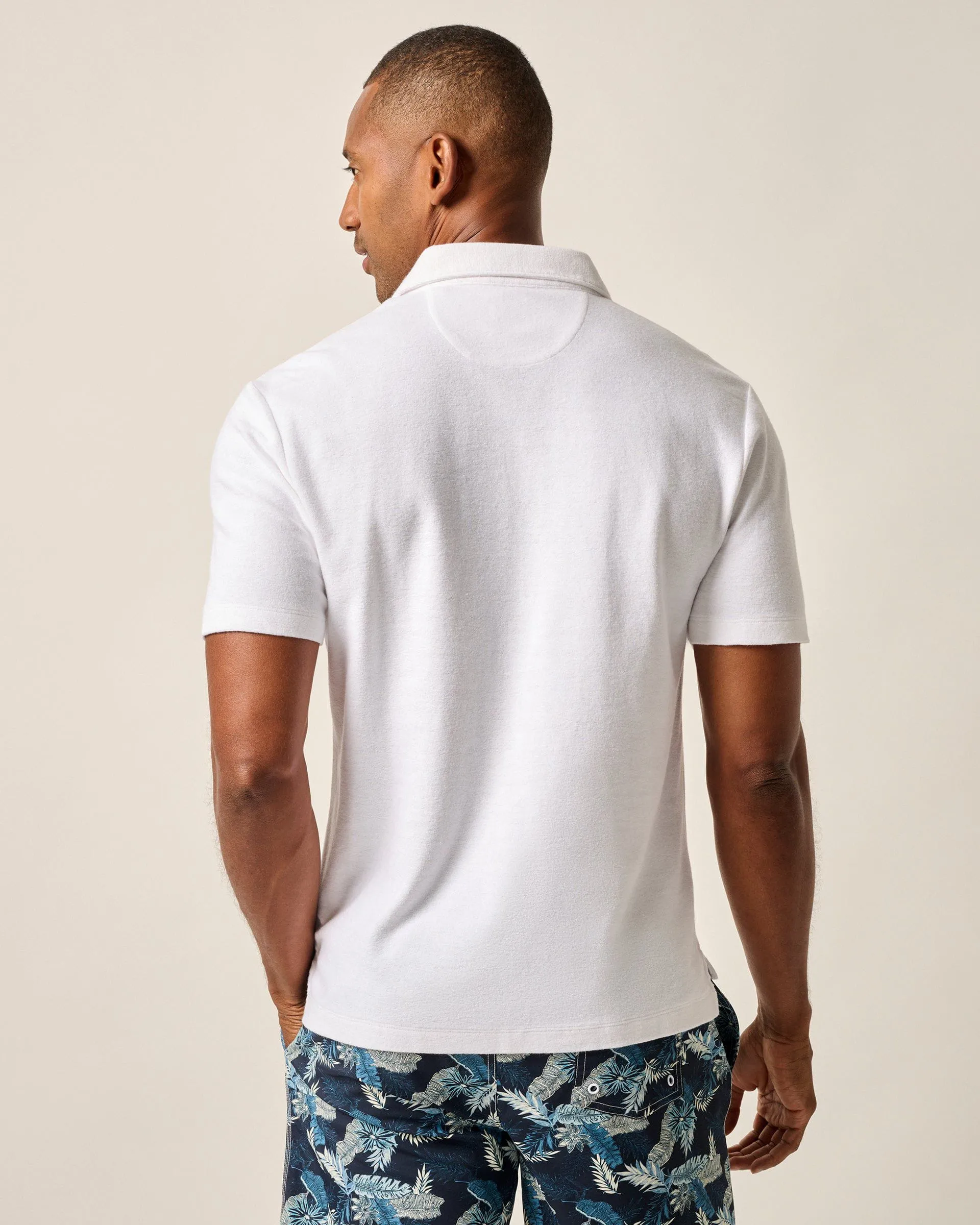 French Terry Johnny Collar Polo - Frankie sold by Johnnie-O product image thumbnail 4