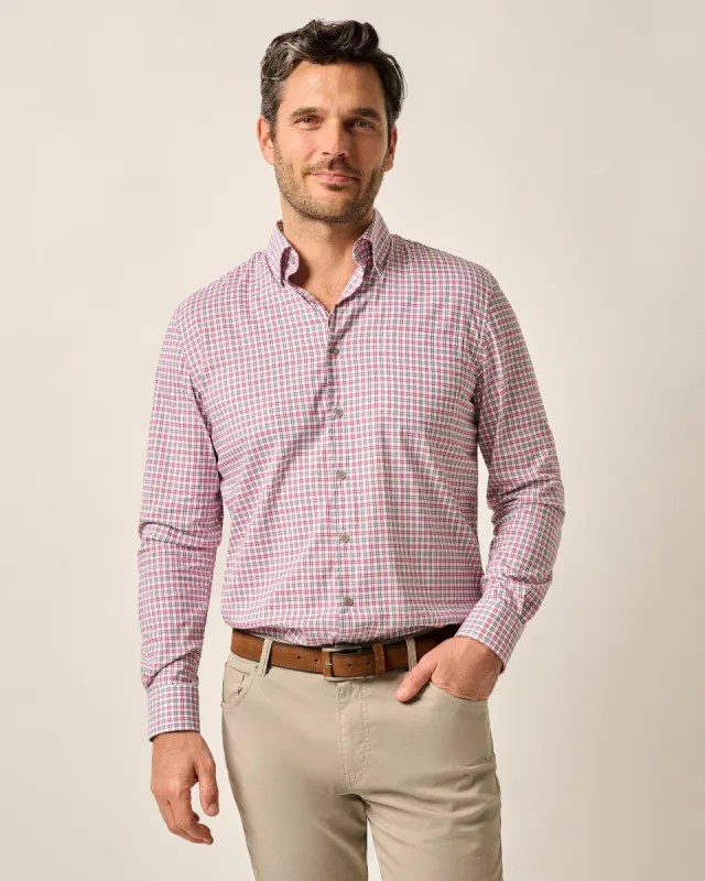 Natural Performance Button Down Shirt - Morganstern sold by Johnnie-O