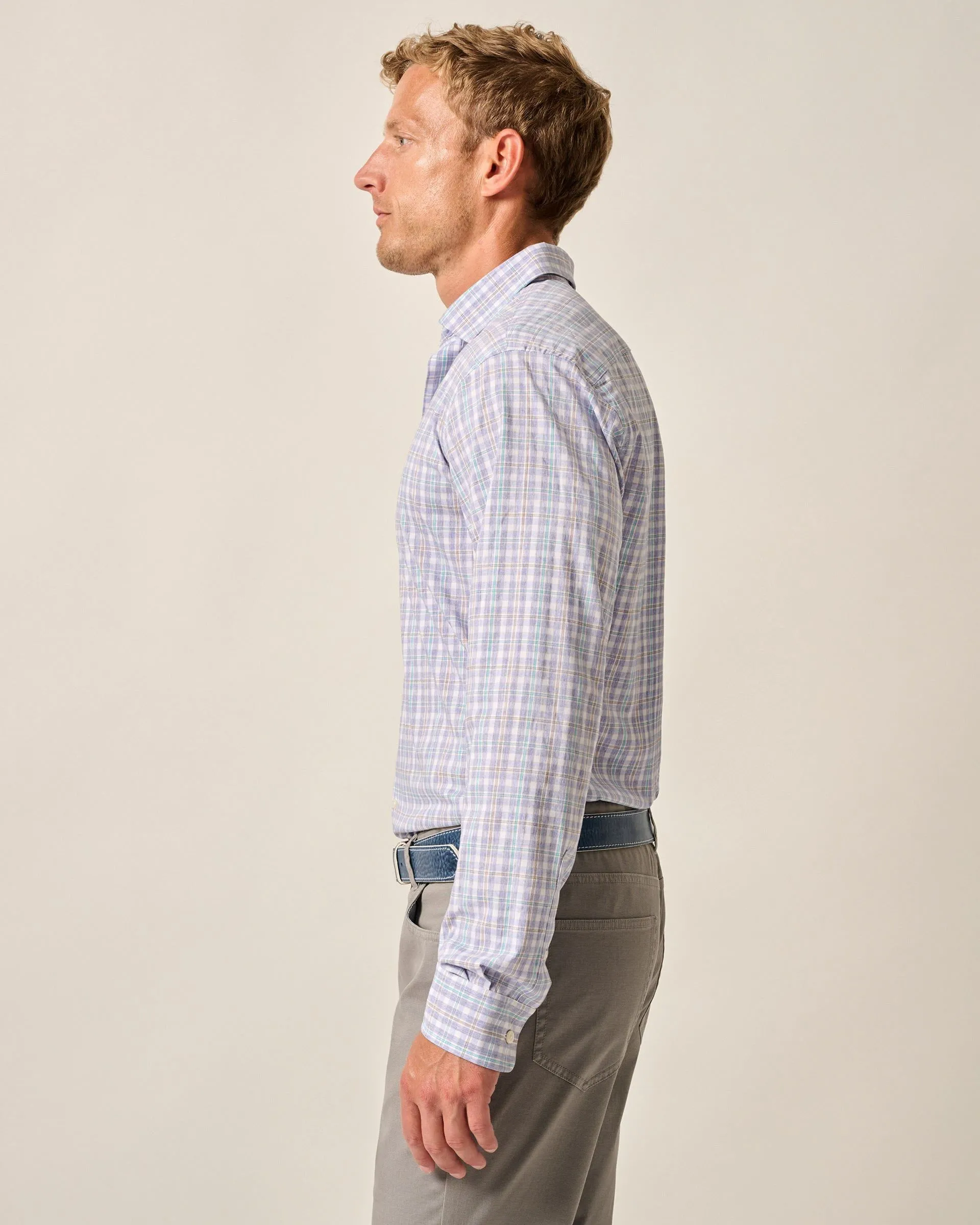 Everyday Performance Button Down Shirt - Bruin sold by Johnnie-O product image thumbnail 5