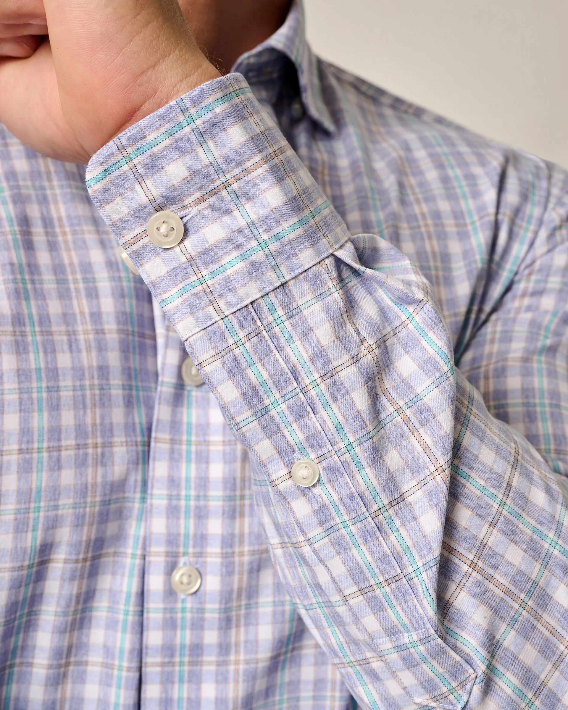 Everyday Performance Button Down Shirt - Bruin sold by Johnnie-O product image thumbnail 4