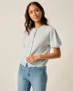 Lizzie Puff Sleeve Cardigan sold by Johnnie-O