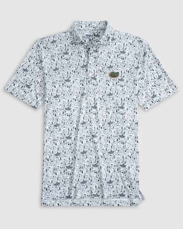 Florida Hoop There It Is Performance Jersey Polo sold by Johnnie-O