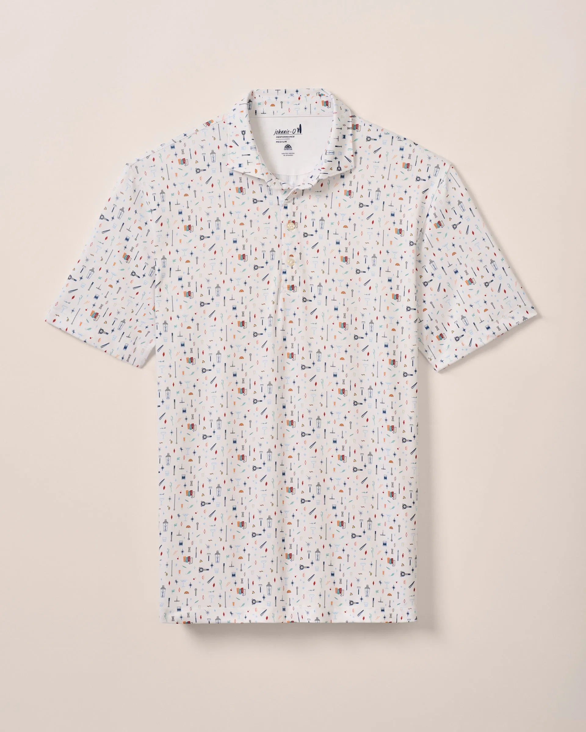 Big & Tall Performance Jersey Polo - Bar Cart sold by Johnnie-O