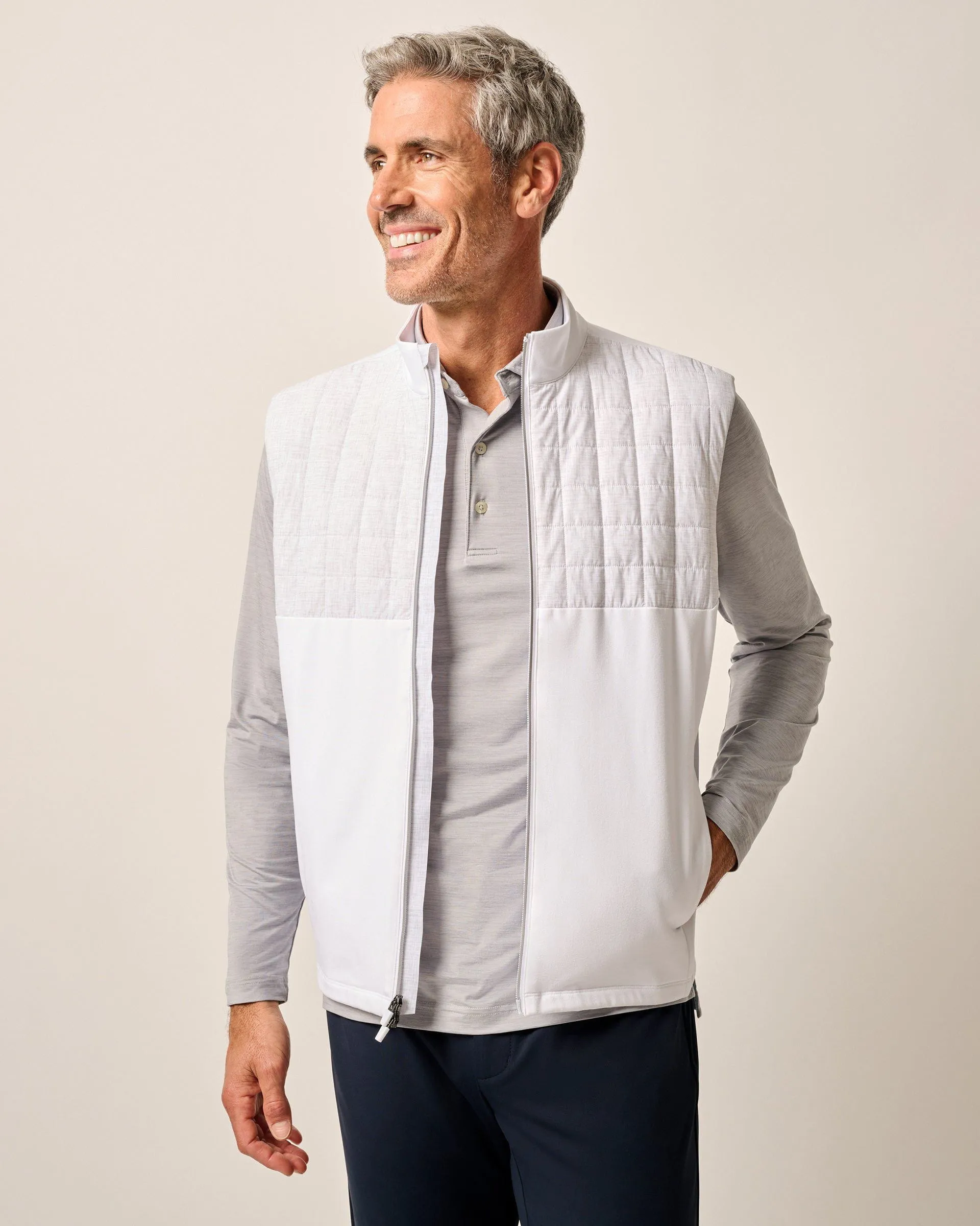 Filroy Mixed Media Performance Vest sold by Johnnie-O product image thumbnail 5