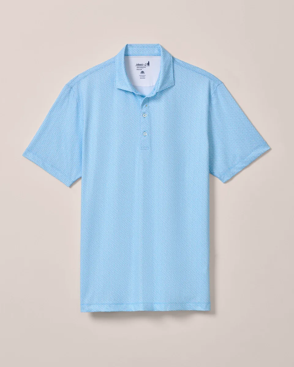 PerryGolf Performance Jersey Polo - Island Times sold by Johnnie-O