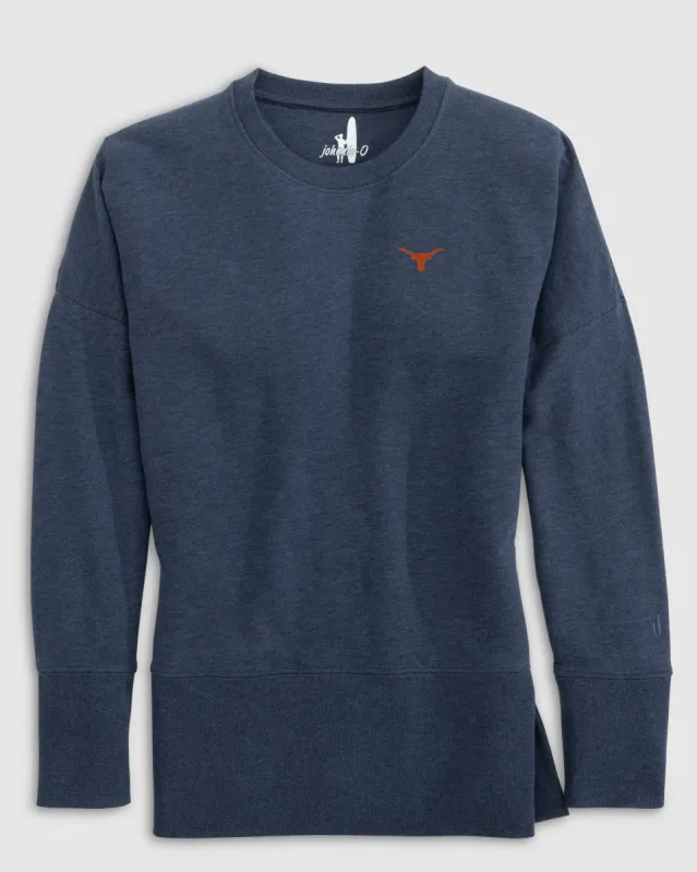 Women's Texas Brittany Crewneck Sweatshirt sold by Johnnie-O
