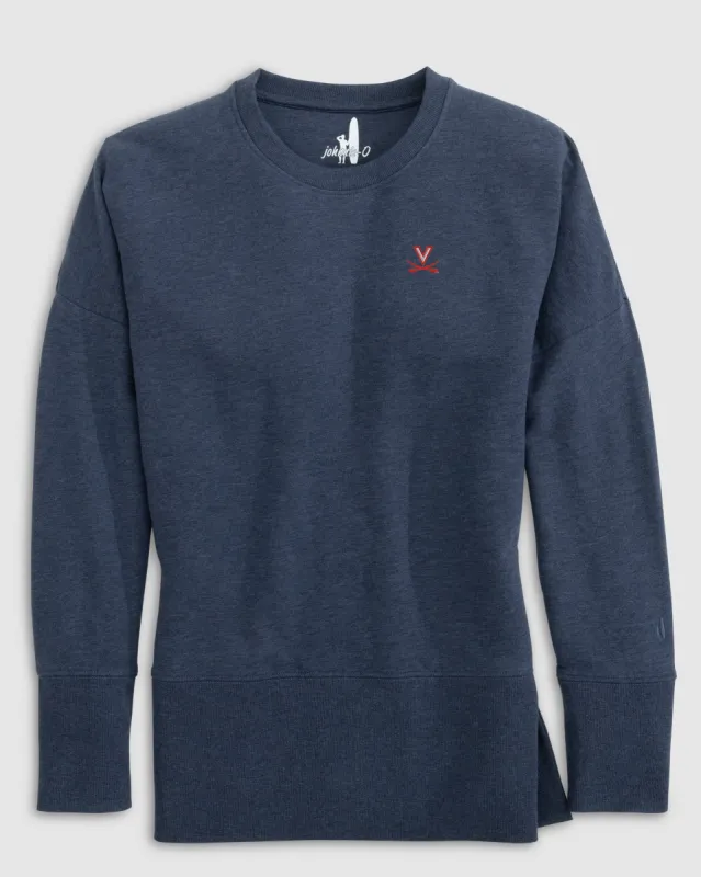 Women's Virginia Brittany Crewneck Sweatshirt sold by Johnnie-O