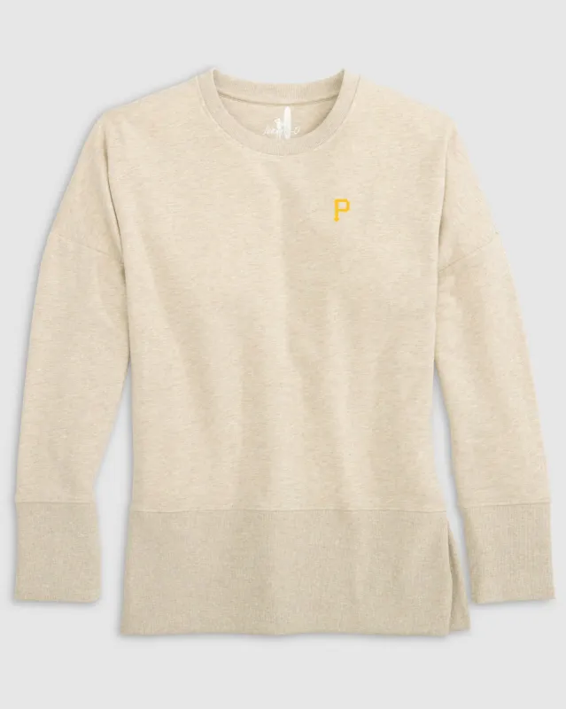 Women's Pittsburgh Pirates Brittany Crewneck Sweatshirt sold by Johnnie-O