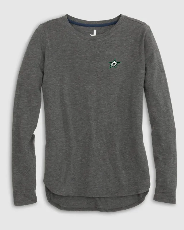 Women's Dallas Stars Addison Long Sleeve T-Shirt sold by Johnnie-O