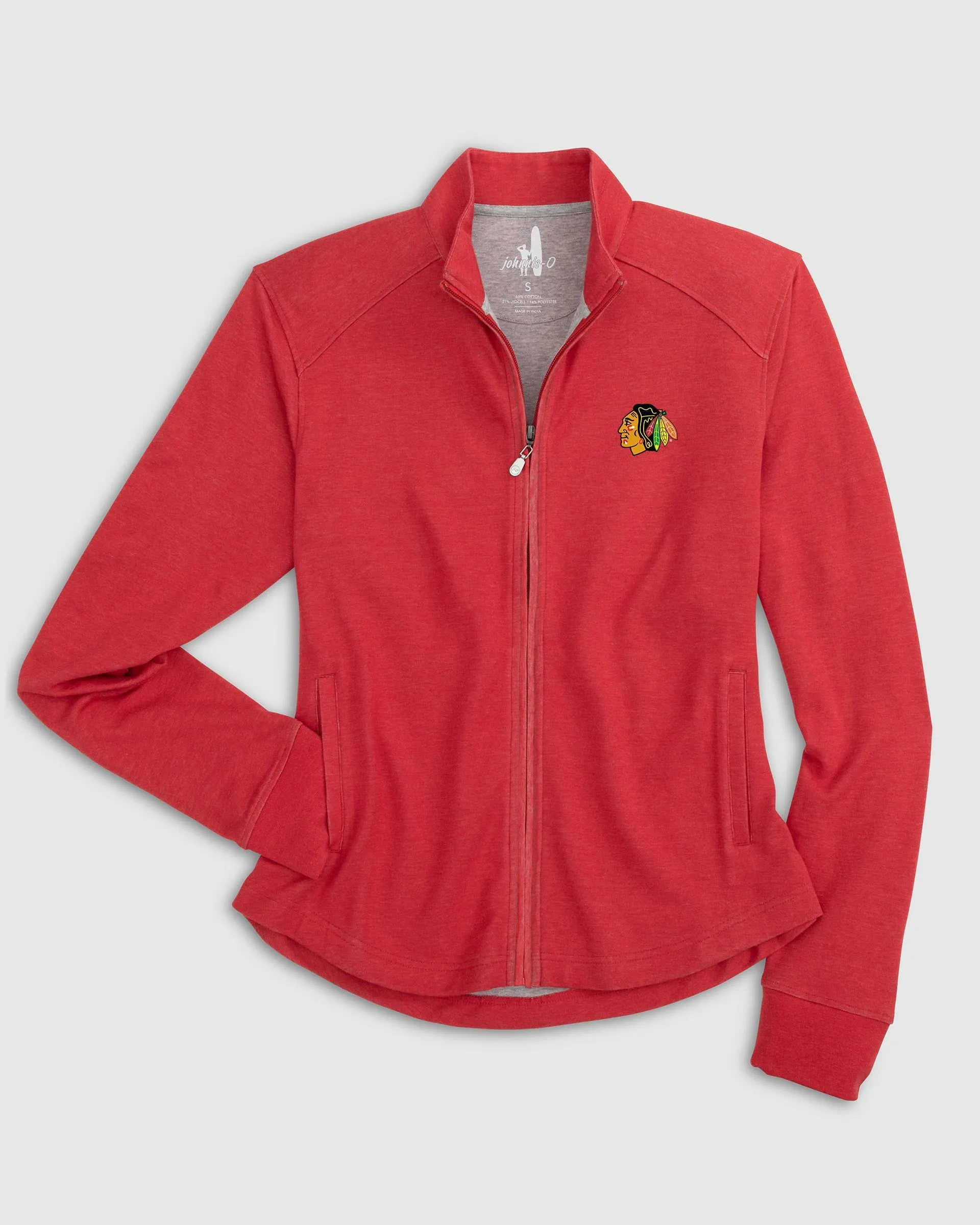 Women's Chicago Blackhawks Tomi Full Zip Jacket sold by Johnnie-O