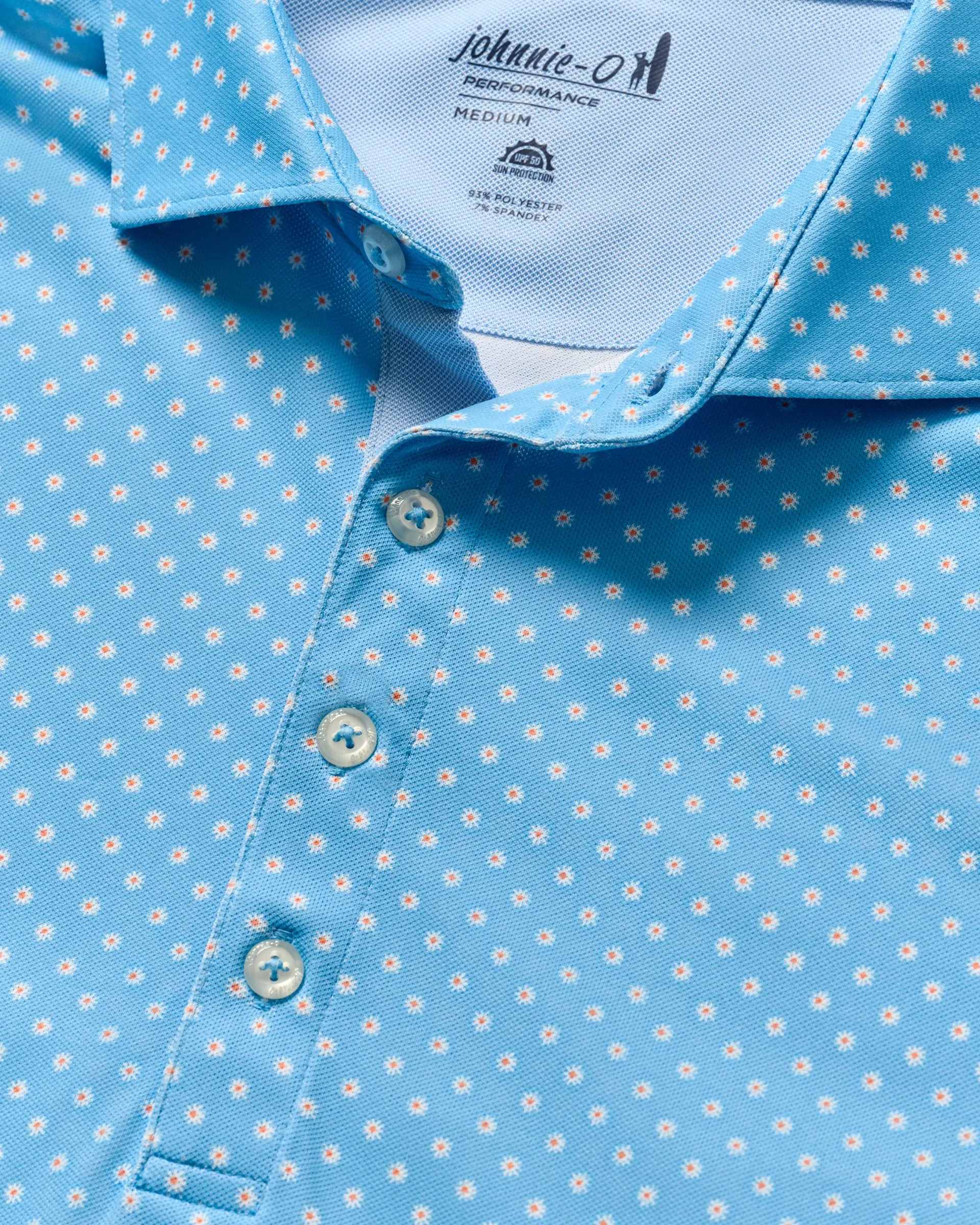 PerryGolf Performance Mesh Polo - Daisy sold by Johnnie-O product image thumbnail 5