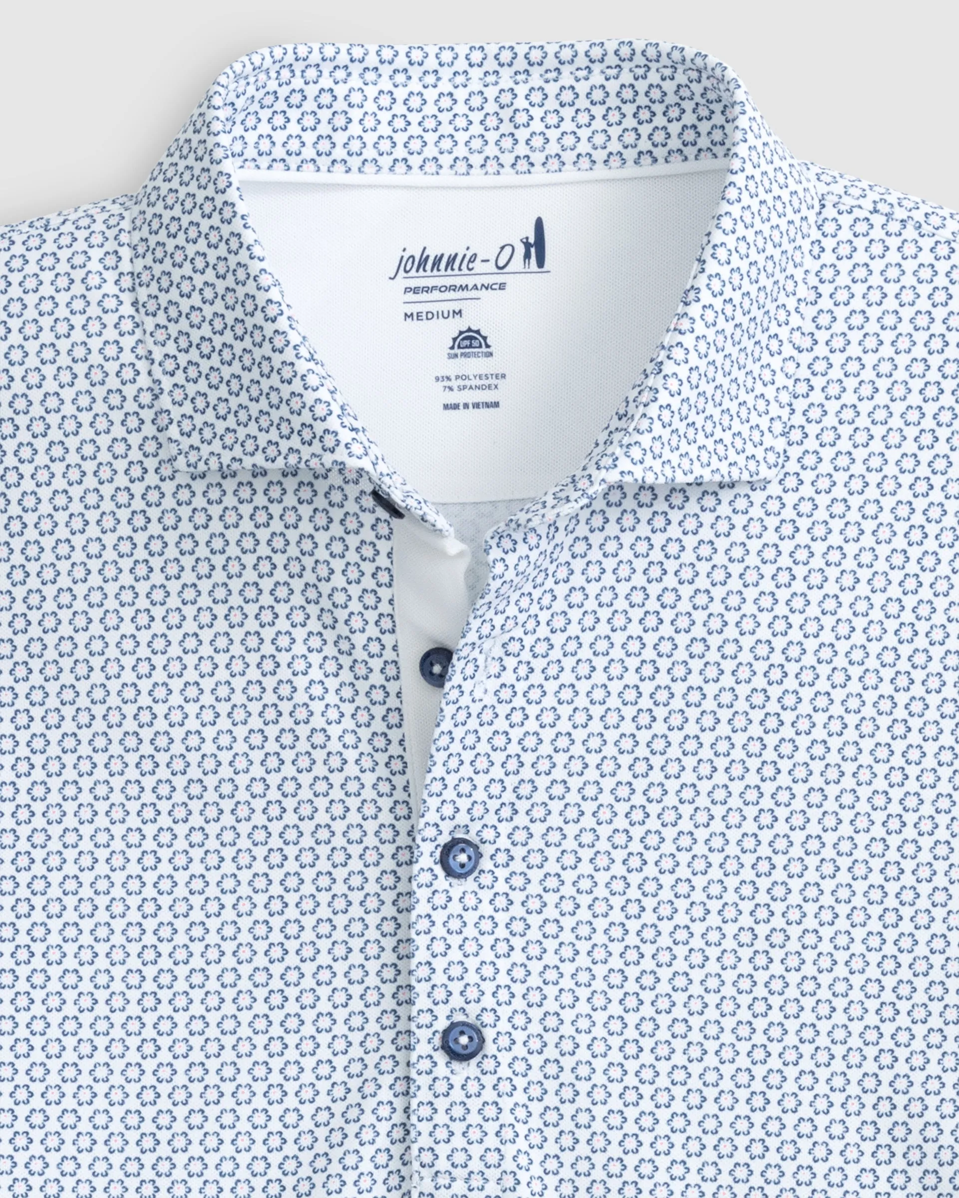 PerryGolf Performance Mesh Polo - Blume Print sold by Johnnie-O product image thumbnail 2