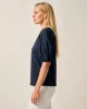Lydia Eyelet Puff Sleeve Blouse sold by Johnnie-O