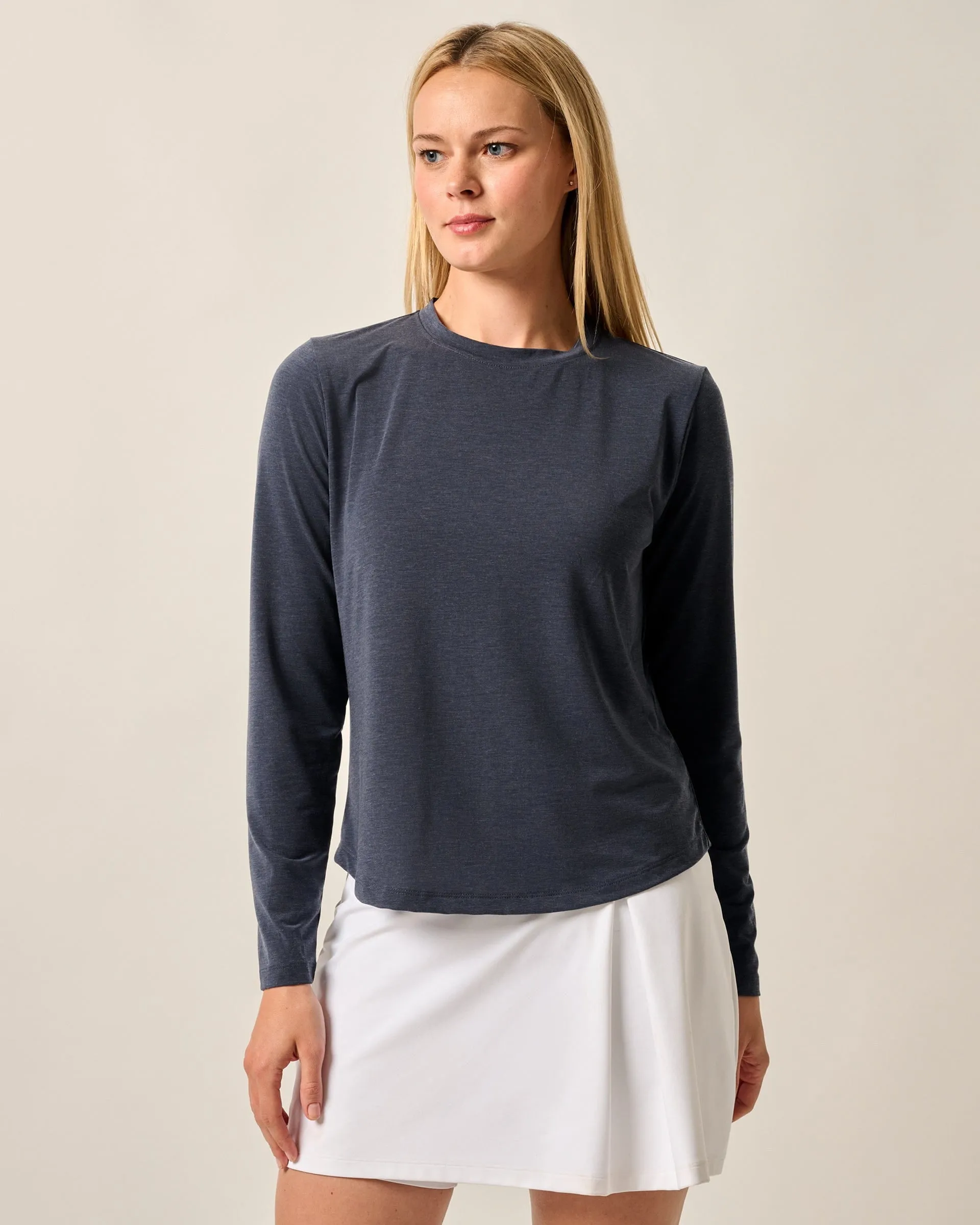 Course Performance Long Sleeve T-Shirt sold by Johnnie-O