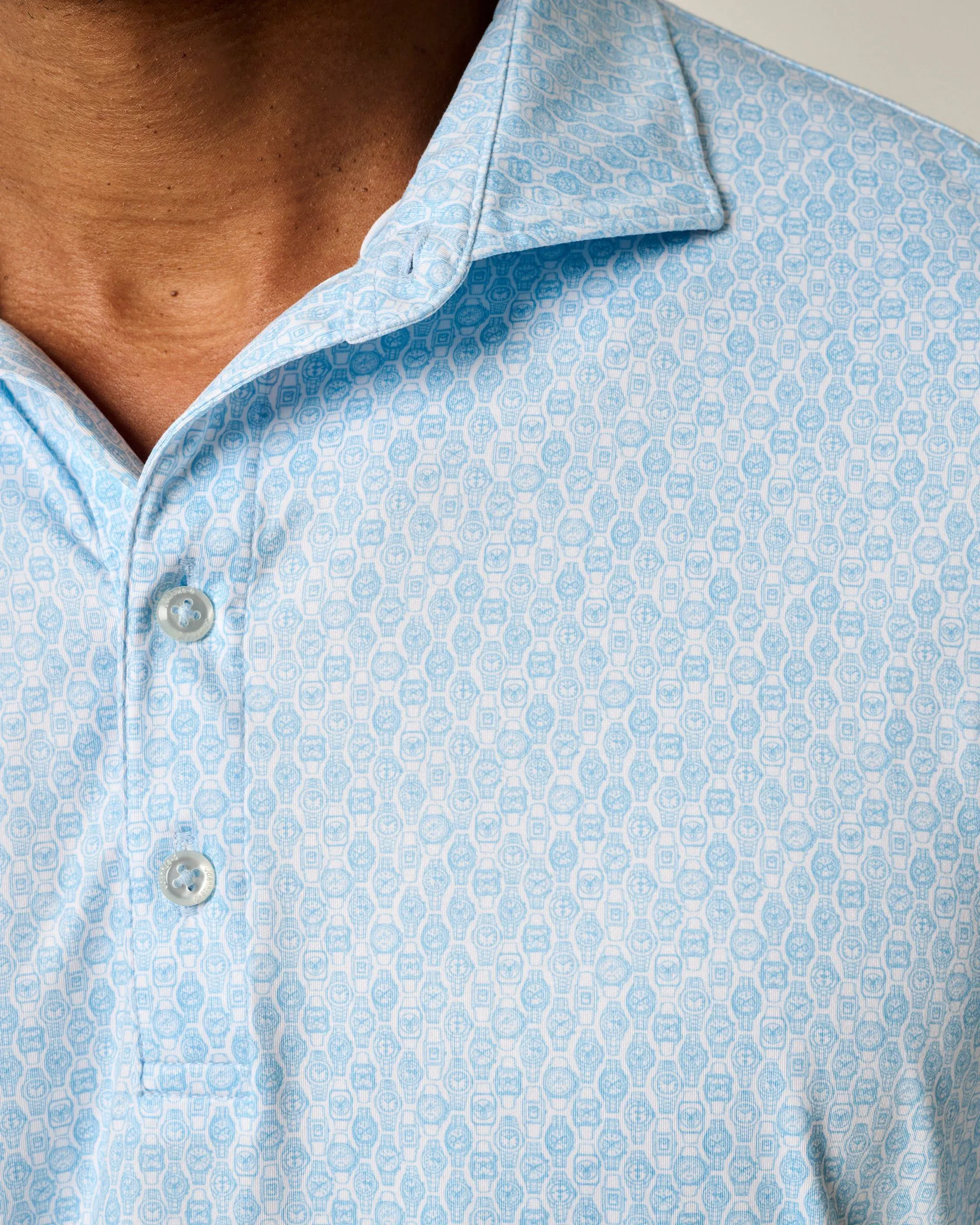 Featherweight Performance Polo - It's About Time sold by Johnnie-O product image thumbnail 2