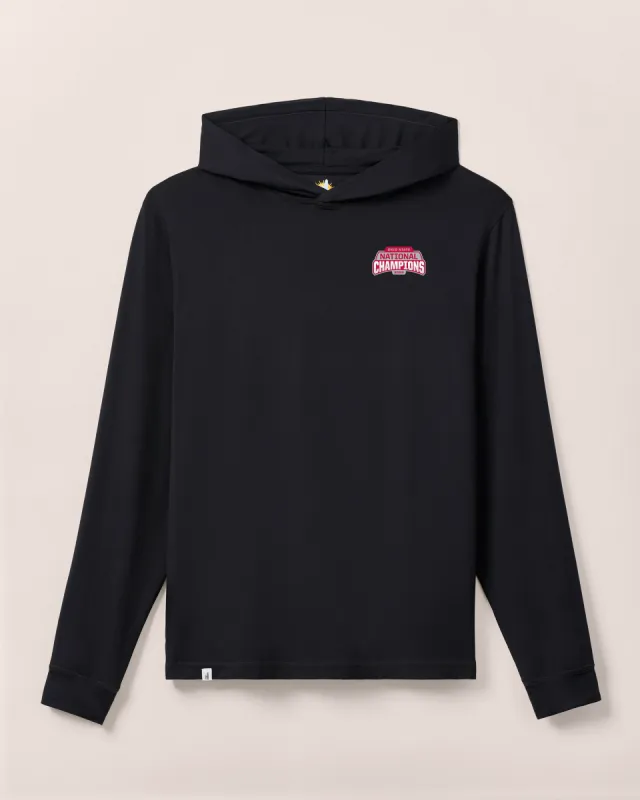 Ohio State Talon Featherweight Performance Hoodie - 2024 CFP Champions Logo sold by Johnnie-O
