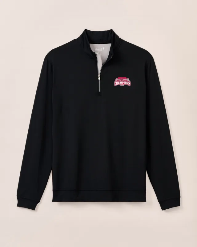 Ohio State Motion Performance Quarter-Zip - 2024 CFP Champions Logo sold by Johnnie-O