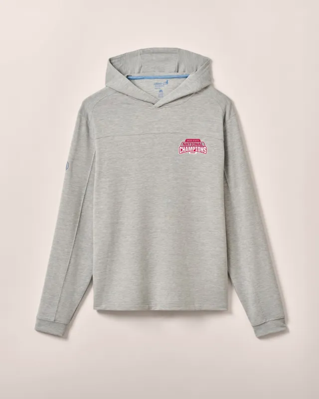 Ohio State Remmy Lightweight Performance Hoodie - 2024 CFP Champions Logo sold by Johnnie-O