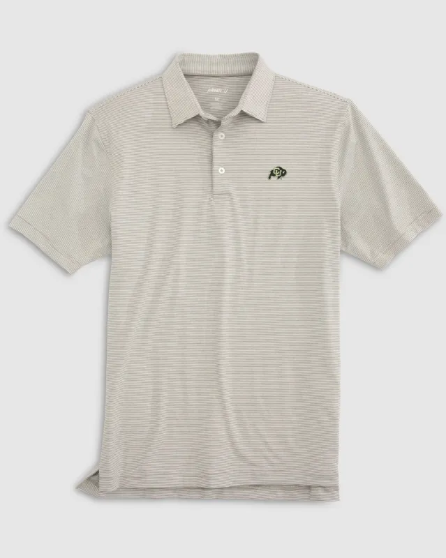 Colorado Lyndonn Striped Jersey Performance Polo sold by Johnnie-O