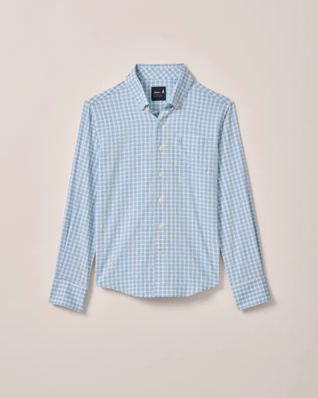 Performance Jr. Button Down Shirt - Westwood Print sold by Johnnie-O