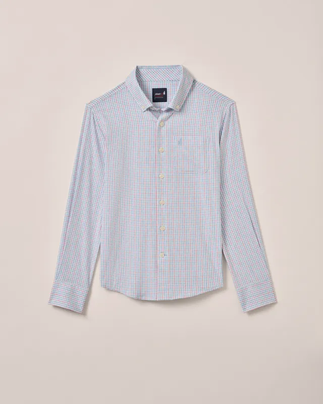 Performance Jr. Button Up Shirt - Koby Print sold by Johnnie-O