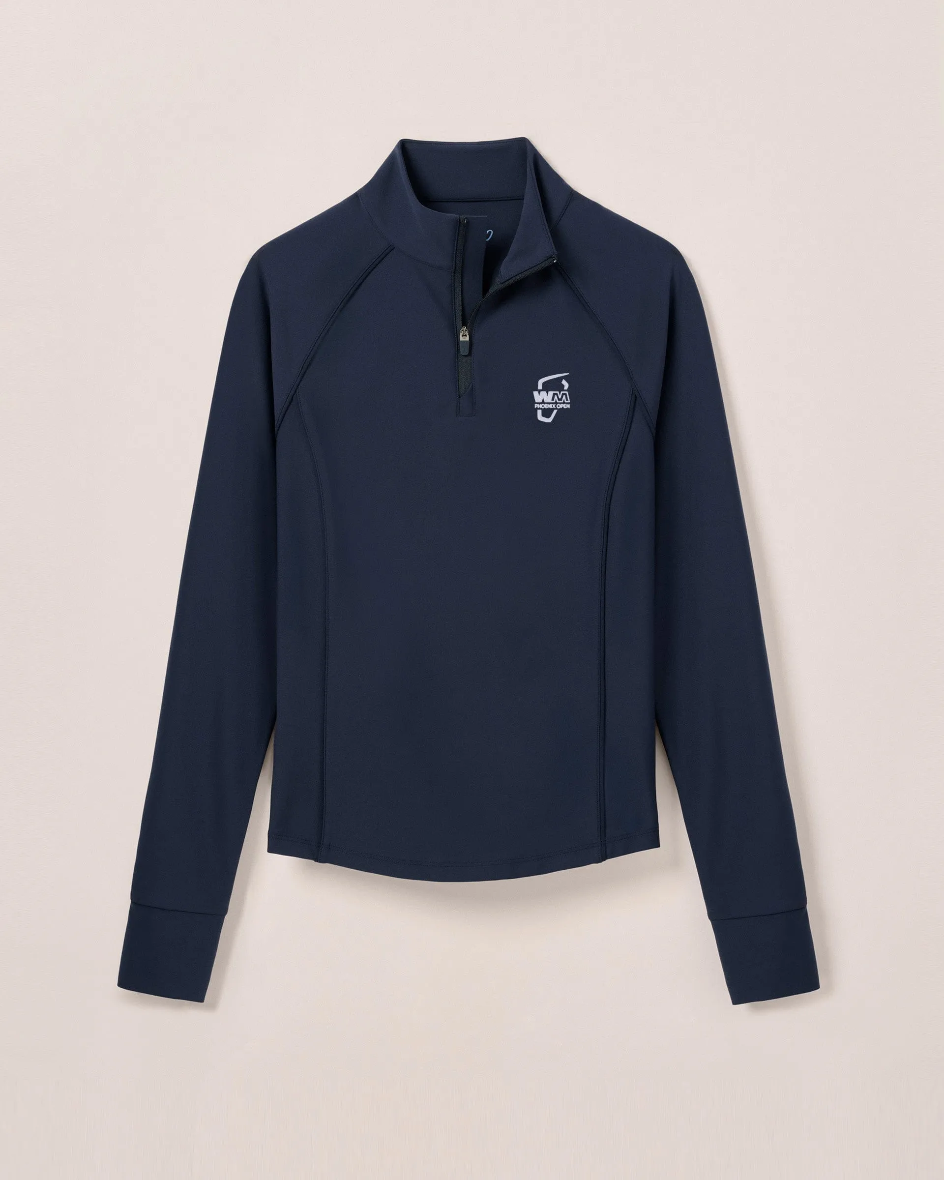 Women's WM Phoenix Open Jasmine Striped Performance 1/4 Zip sold by Johnnie-O product image thumbnail 2