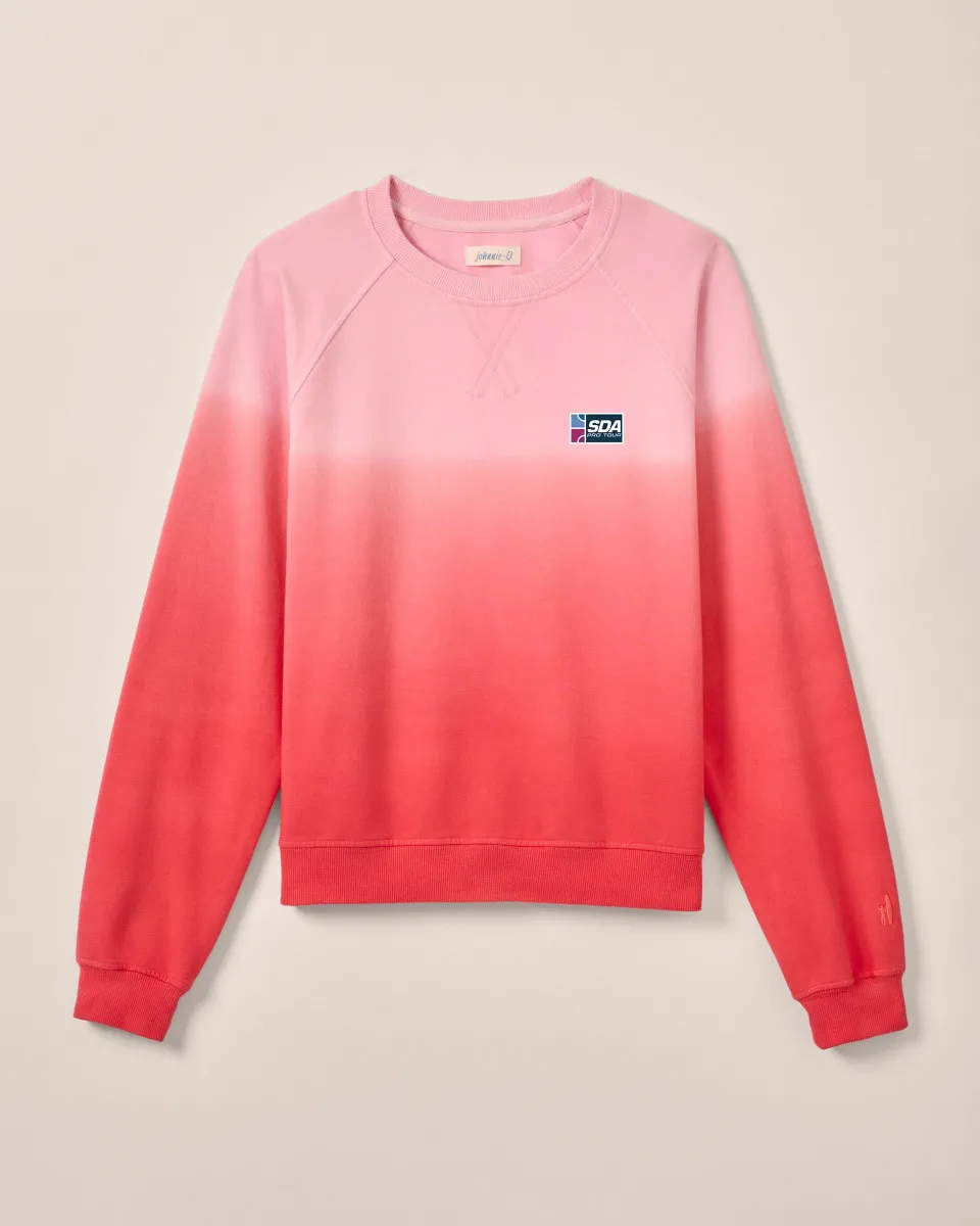 Women's SDA Sophia Lightweight Terry Crewneck Sweatshirt sold by Johnnie-O