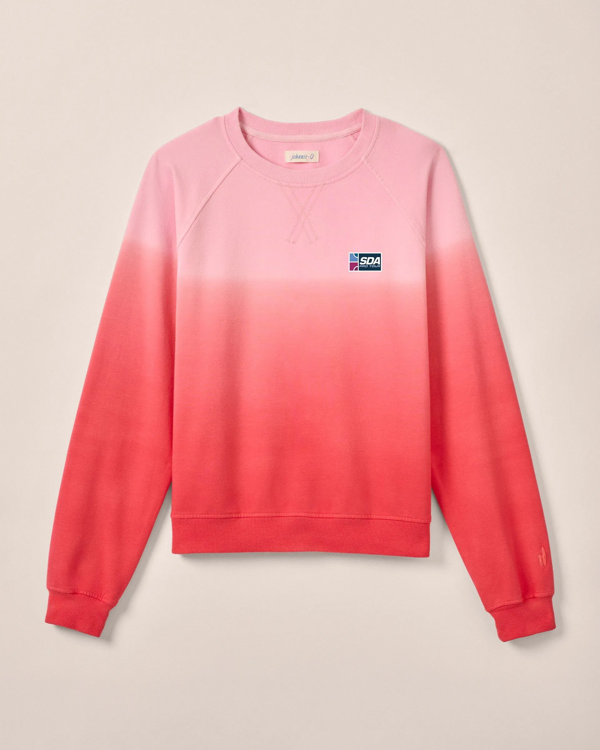 Women's SDA Sophia Lightweight Terry Crewneck Sweatshirt sold by Johnnie-O