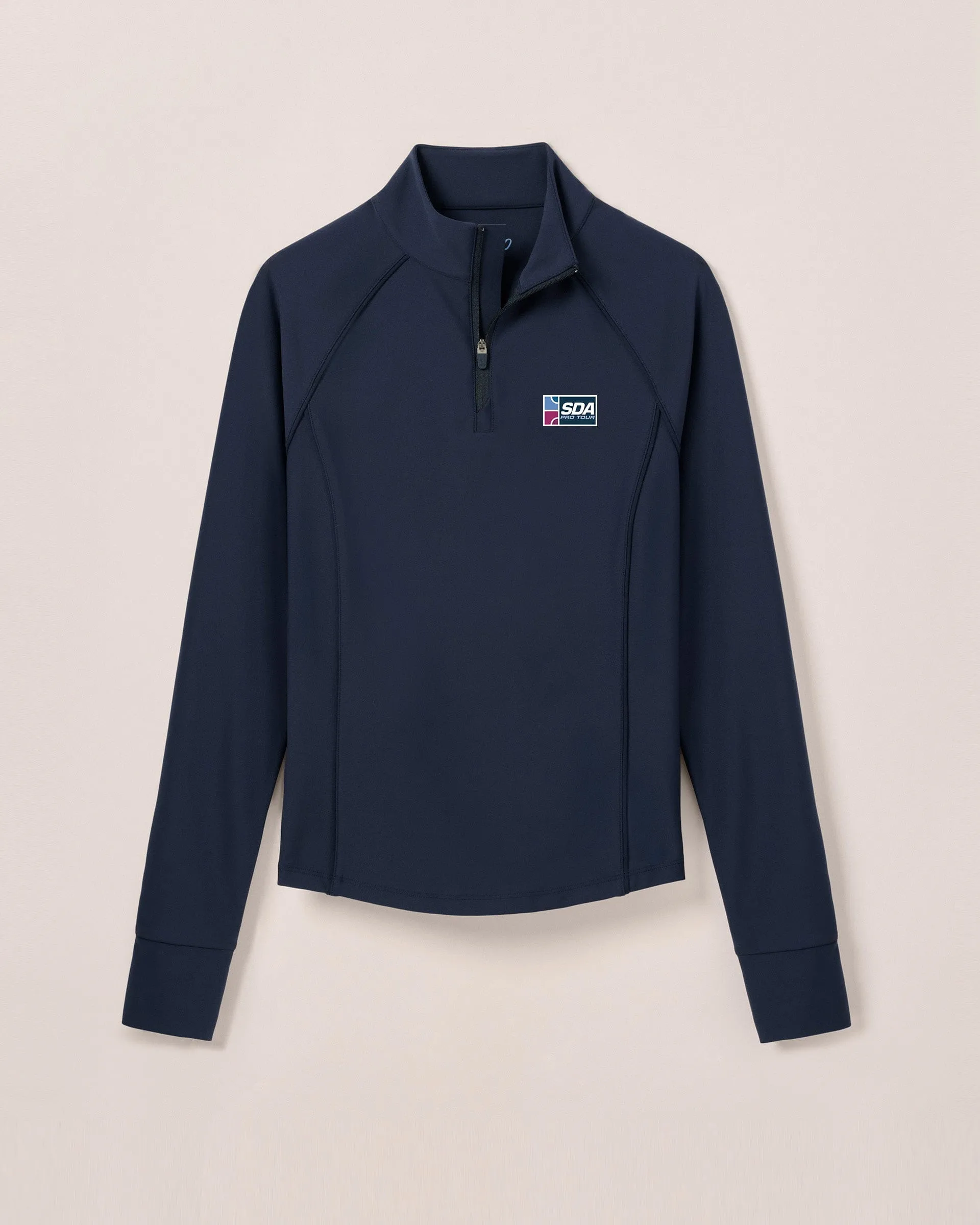 Women's SDA Jasmine Striped Performance 1/4 Zip sold by Johnnie-O