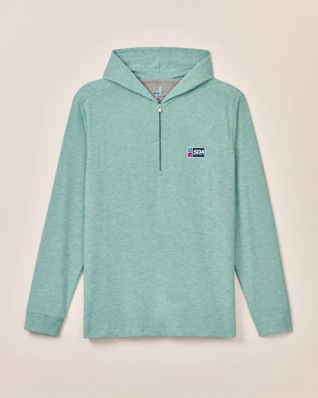 SDA Welsey Performance 1/4 Zip Hoodie sold by Johnnie-O