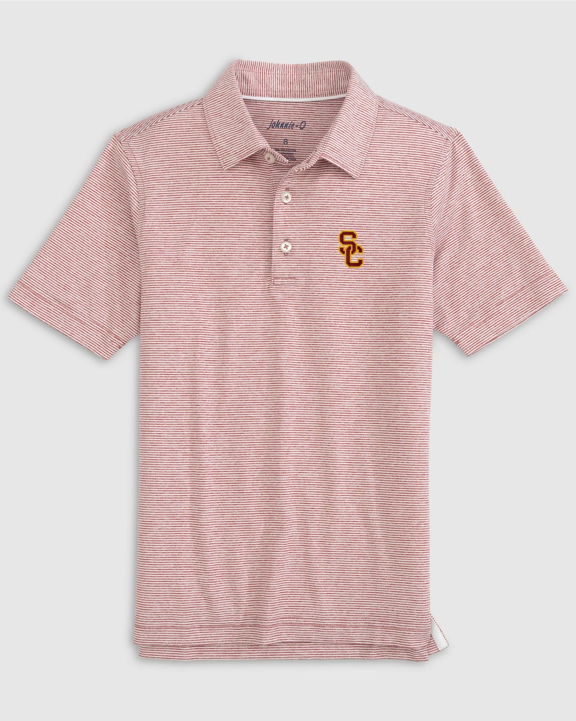Southern California Lyndonn Jr. Striped Jersey Performance Polo sold by Johnnie-O product image thumbnail 5