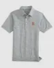 Florida State University Lyndonn Jr. Striped Jersey Performance Polo - Baseball Logo sold by Johnnie-O