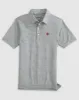 Louisville Lyndonn Jr. Striped Jersey Performance Polo sold by Johnnie-O