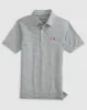 Miami Lyndonn Jr. Striped Jersey Performance Polo sold by Johnnie-O