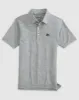 Texas State Lyndonn Jr. Striped Jersey Performance Polo sold by Johnnie-O