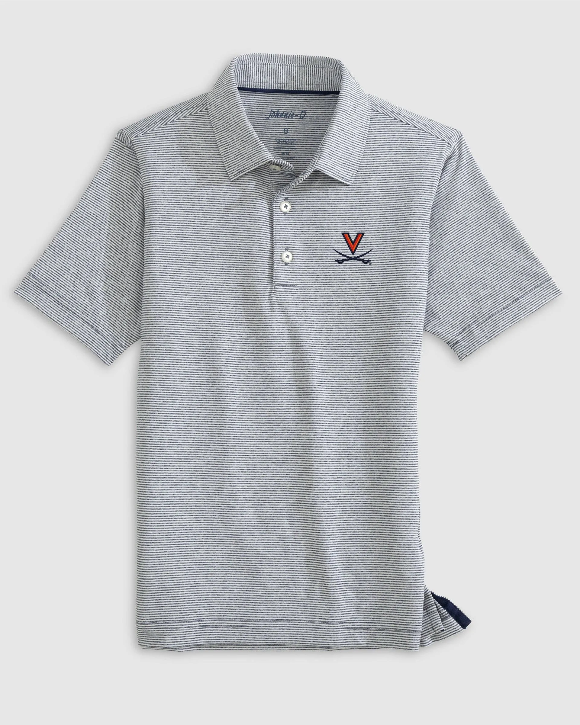 Virginia Lyndonn Jr. Striped Jersey Performance Polo sold by Johnnie-O product image thumbnail 5
