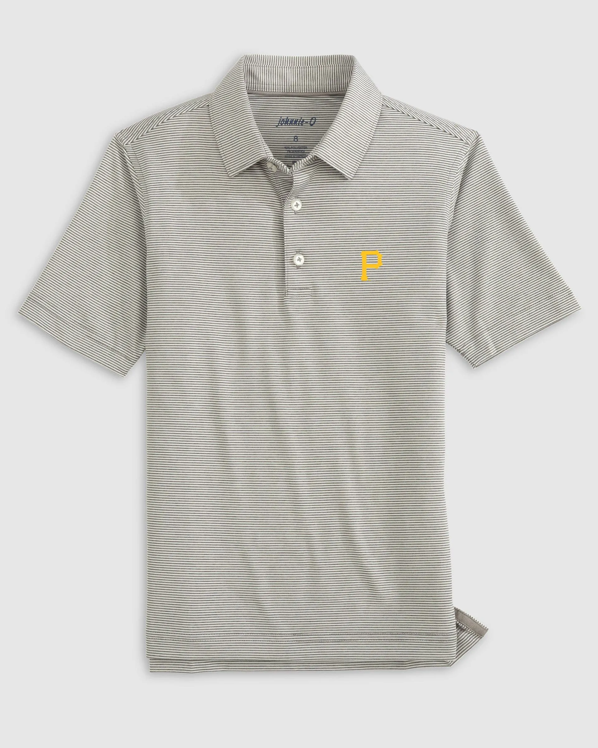 Pittsburgh Pirates Lyndonn Jr. Striped Jersey Performance Polo sold by Johnnie-O product image thumbnail 4