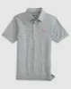 Bucknell Lyndonn Jr. Striped Jersey Performance Polo sold by Johnnie-O