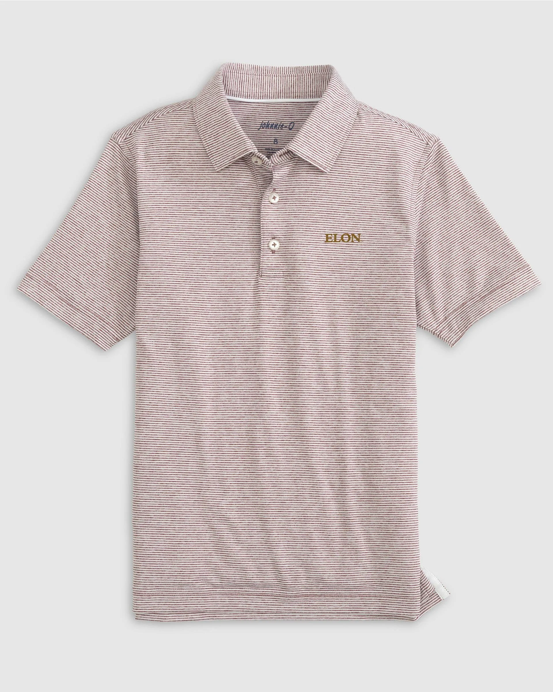 Elon Lyndonn Jr. Striped Jersey Performance Polo sold by Johnnie-O product image thumbnail 5