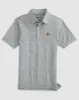 Iowa State Lyndonn Jr. Striped Jersey Performance Polo sold by Johnnie-O