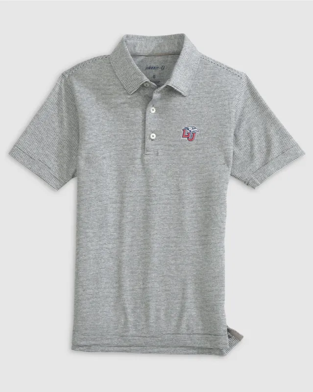 Liberty Lyndonn Jr. Striped Jersey Performance Polo sold by Johnnie-O