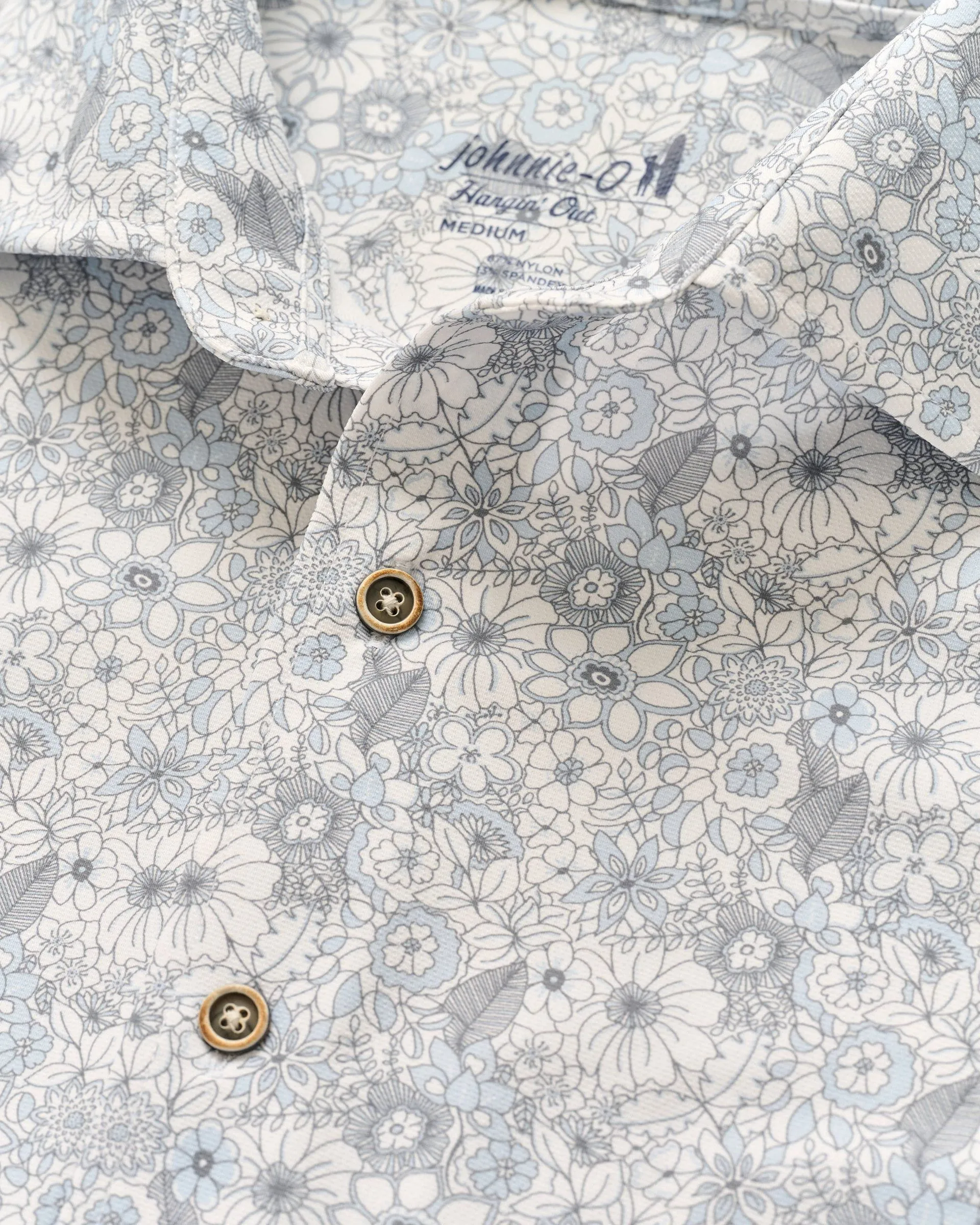 Big & Tall Short Sleeve Hangin' Out Knit Button Down Shirt - Kayce sold by Johnnie-O product image thumbnail 2