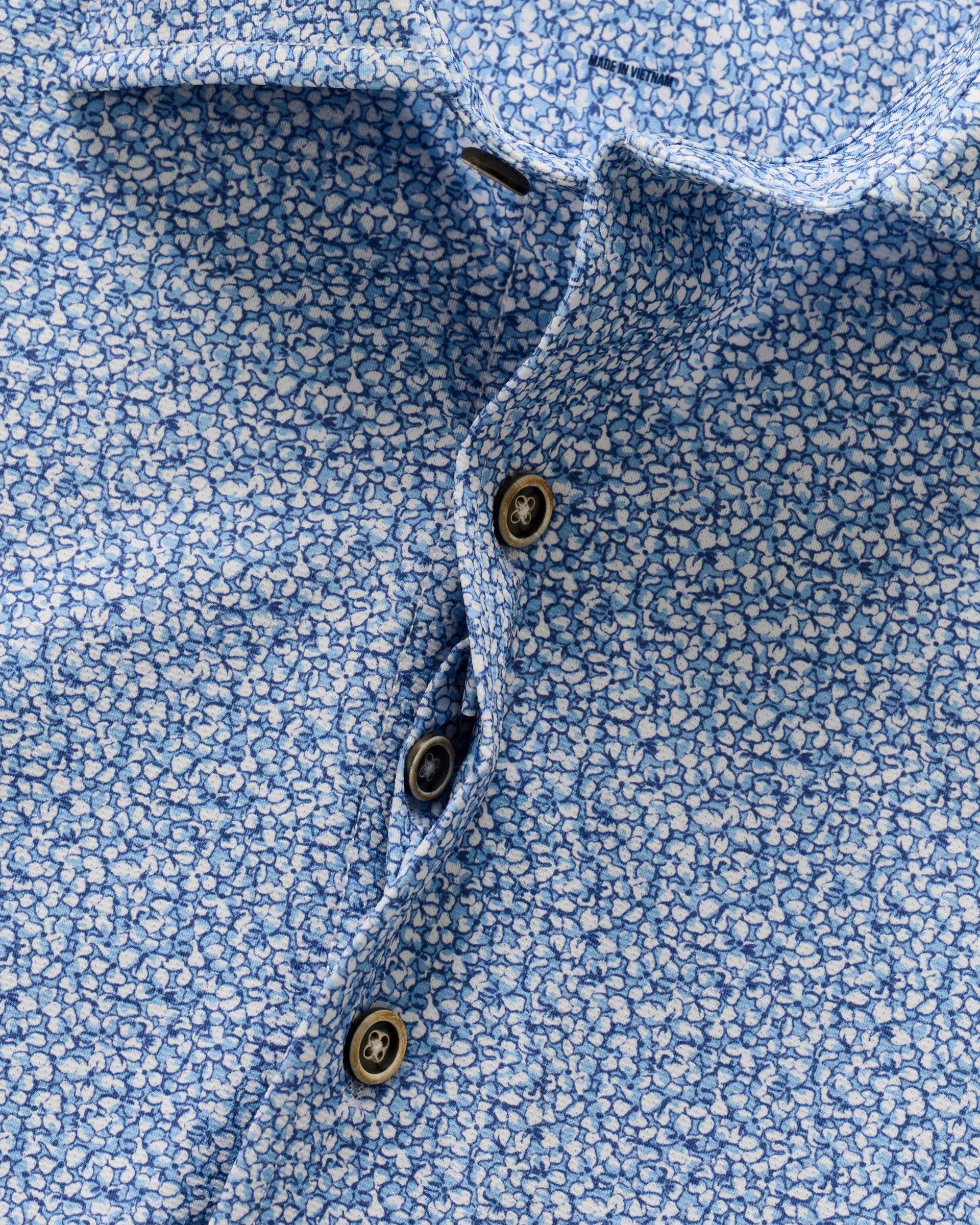 Big & Tall Short Sleeve Hangin' Out Knit Button Down Shirt - Waylan sold by Johnnie-O product image thumbnail 2