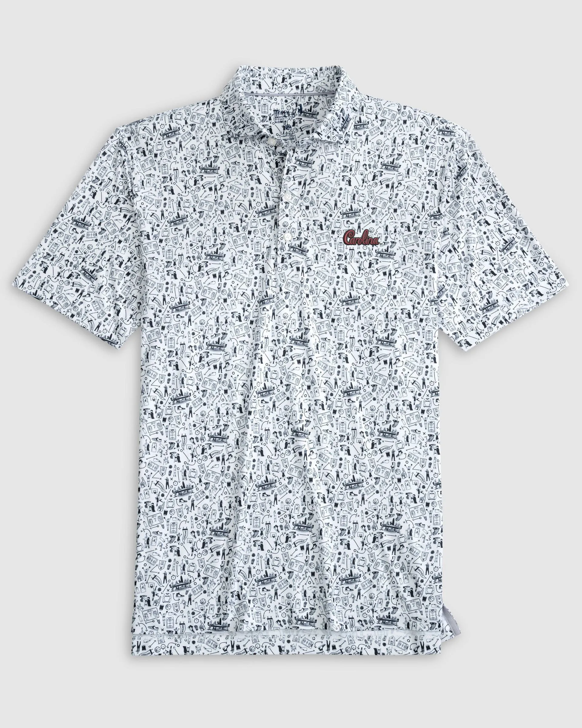 South Carolina Hoop There It Is Performance Jersey Polo - Script Logo sold by Johnnie-O