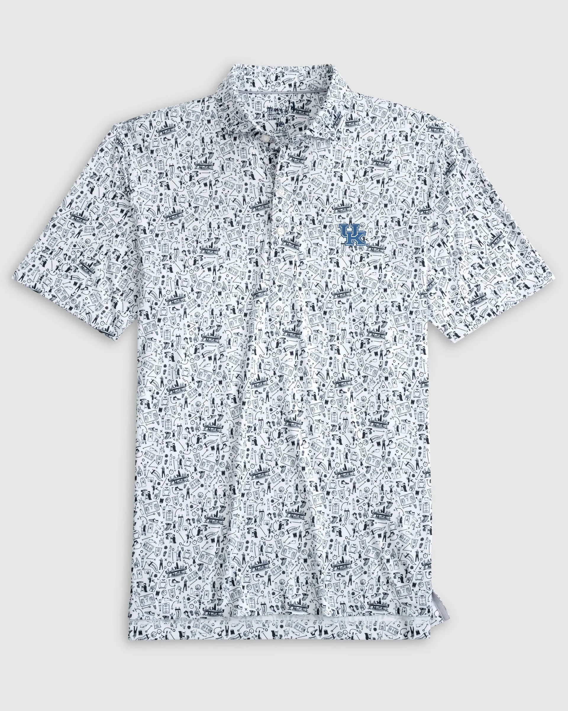 Kentucky Hoop There It Is Performance Jersey Polo sold by Johnnie-O