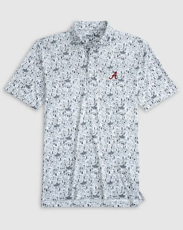 University of Alabama Hoop There It Is Performance Jersey Polo sold by Johnnie-O